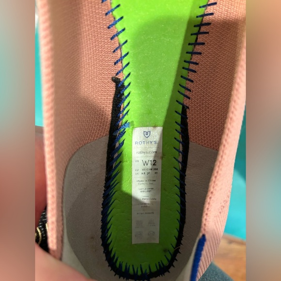 Rose Sakura Pink (Retired Color) Rothy’s Round Toe Classic Ballet Flat Size 12 - Picture 3 of 3